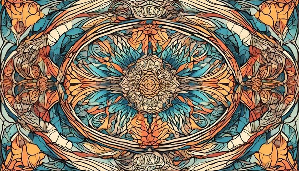 abstract coloring designs for harmony and balance