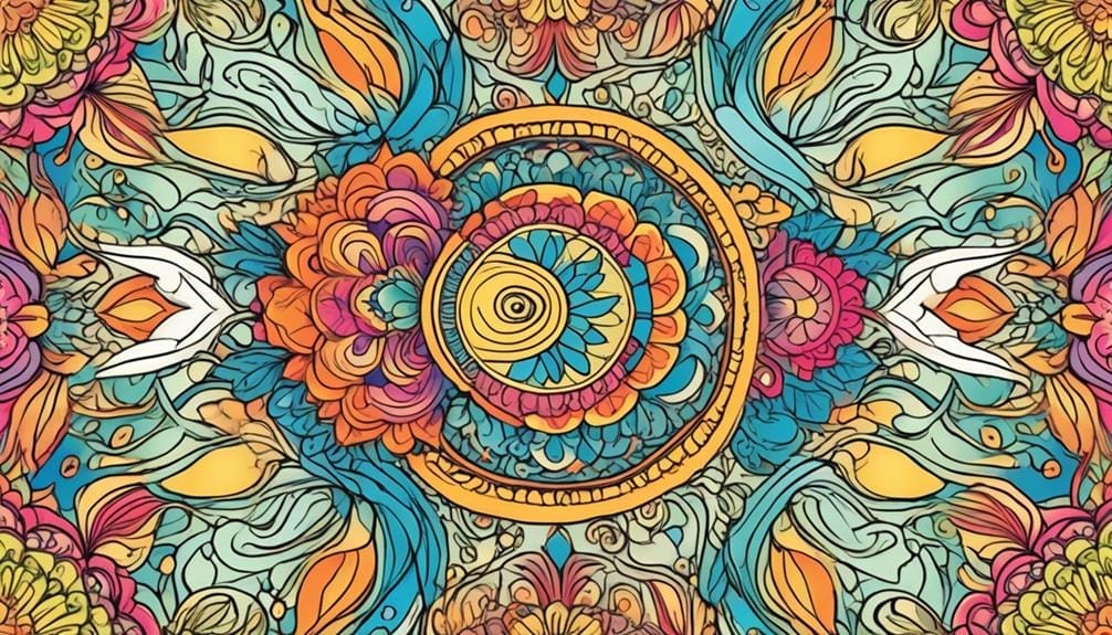 artistic mindfulness through coloring