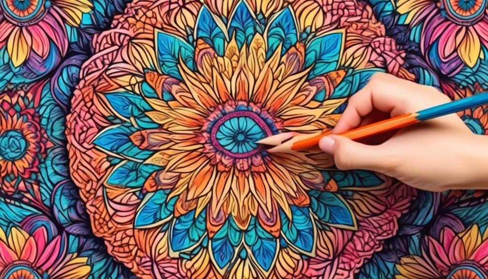 coloring intricate designs effectively