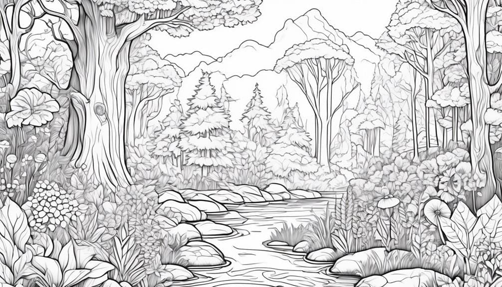 coloring pages for nature