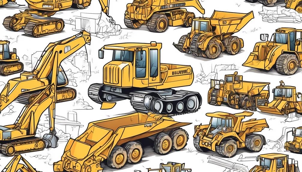 coloring templates for construction vehicles