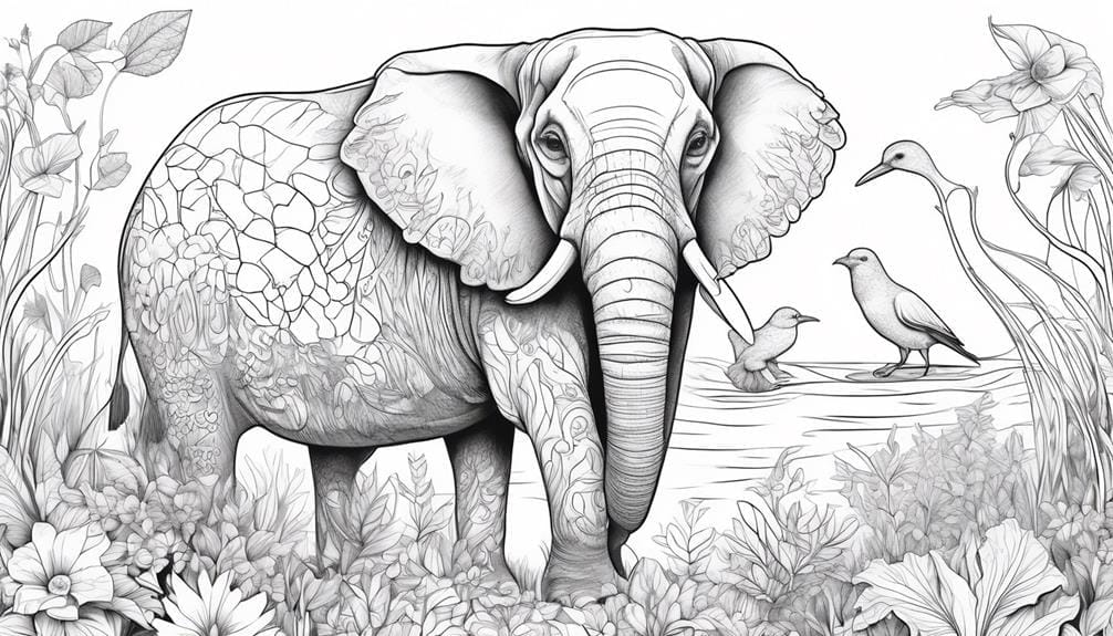 educational animal coloring pages