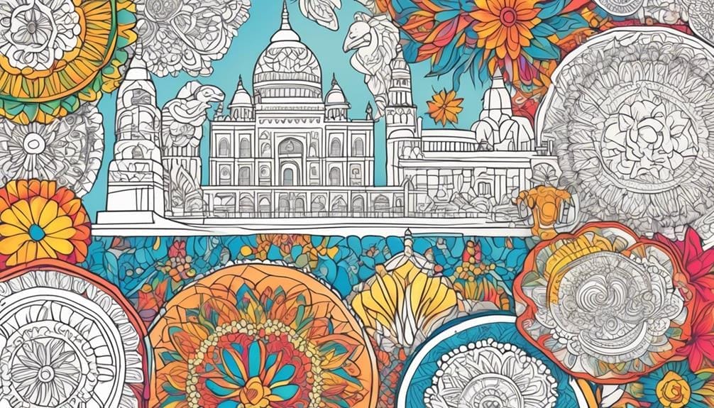 free cultural coloring pages