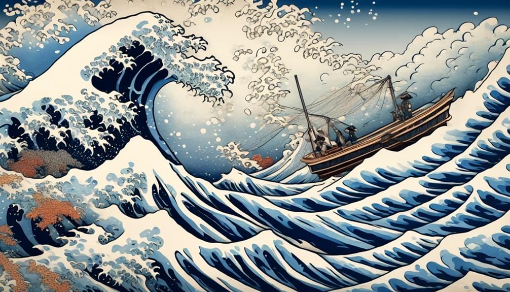 iconic japanese wave painting